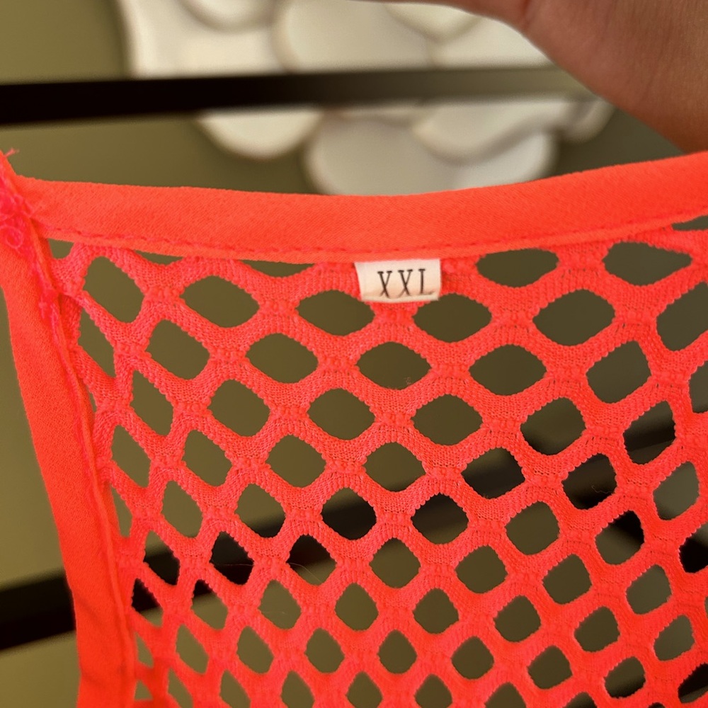 Orange swim coverup. XXL